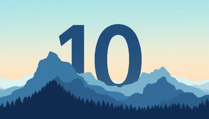 Free Mountain Numeric Landscape Image - Mountains, Numeric, Silhouette ...