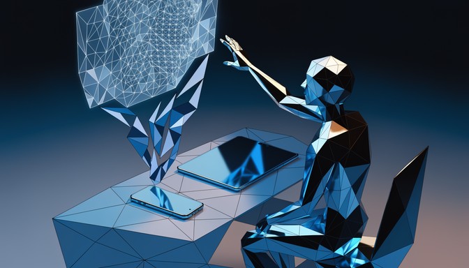 Free Digital Workspace Geometry Image - Low-poly, Geometric, Workspace ...