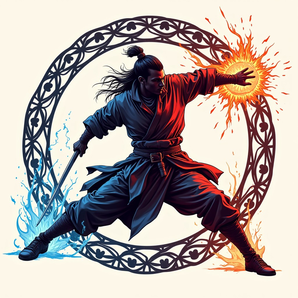 Free Elemental Combat Master Photo - Warrior, Elemental, Martial ...