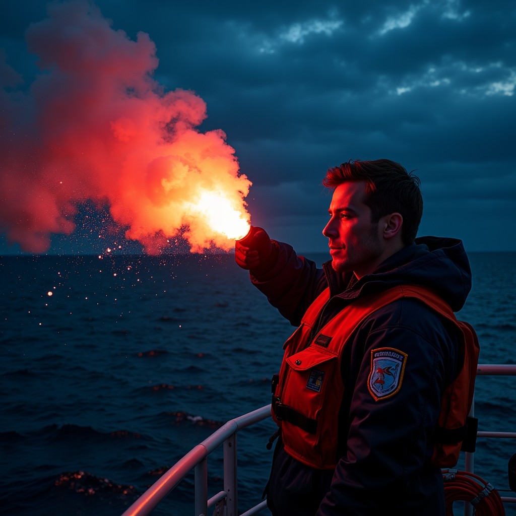 Free Maritime Rescue Flare Image - Flare, Maritime, Emergency ...