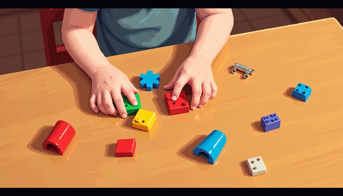 Free Colorful building blocks Image - Blocks, Hands, Colorful ...