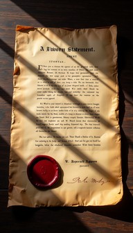 Antique Declaration Format Free Authenticated Vintage Declaration Image - Parchment, Declaration ...