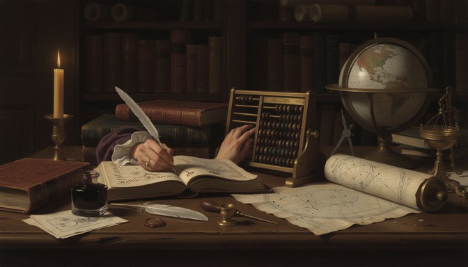 Scientists Workspace Renaissance Free Renaissance Scholar's Workspace Image - Scholar, Desk, Books ...