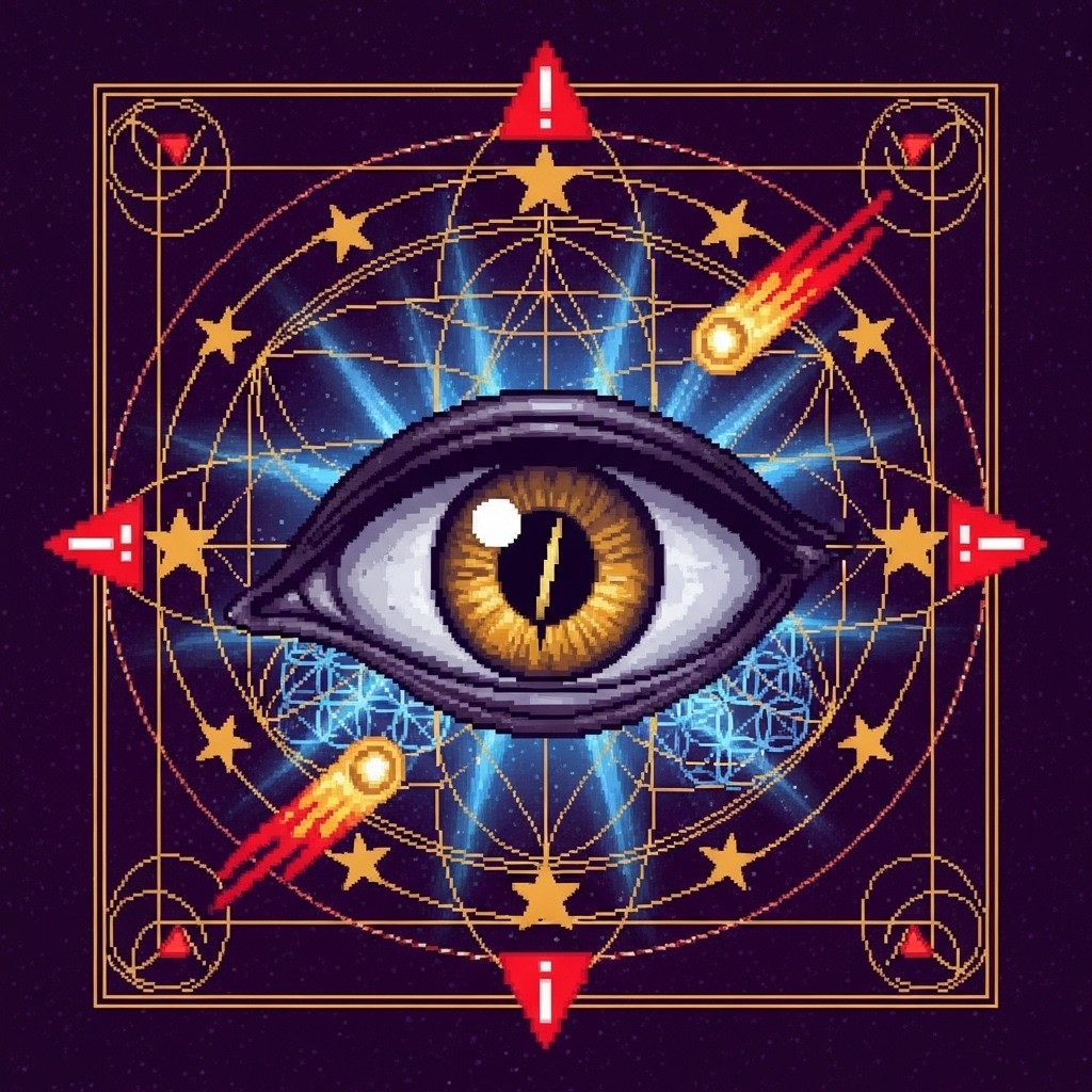Free Mystical Pixel Oracle Image - Eye, Cosmic, Mystical | Download at ...
