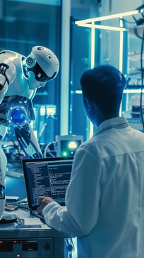 Free Robot Human Interaction Image - Technology, Robot, Programmer ...