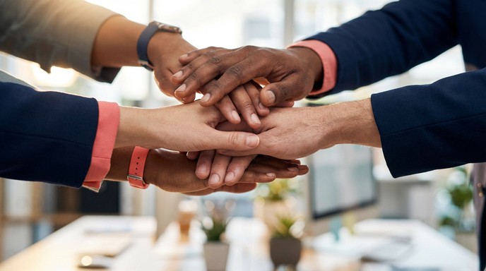 Download Diverse Team Connection Image - Teamwork, Collaboration, Unity ...