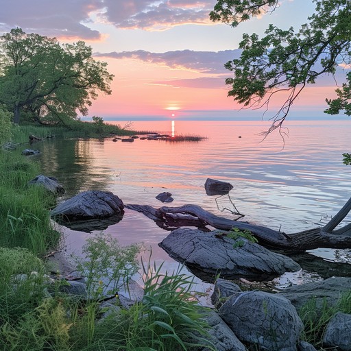 Free Serene Sunset View Image - Sunrise, Nature, Lake | Download at ...