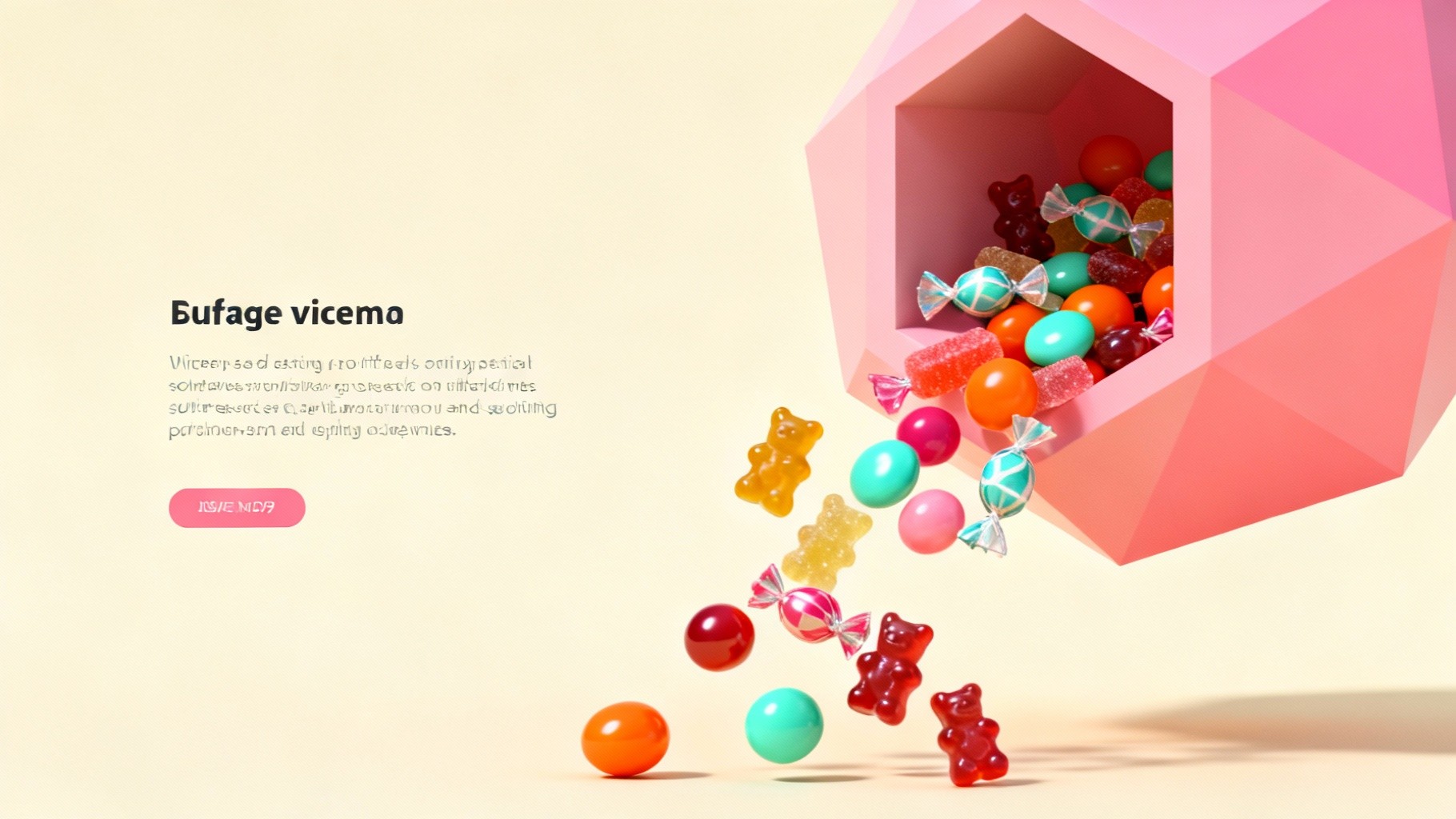 Free Sweet Candy Cascade Photo - Candy, 3d, Illustration | Download at ...