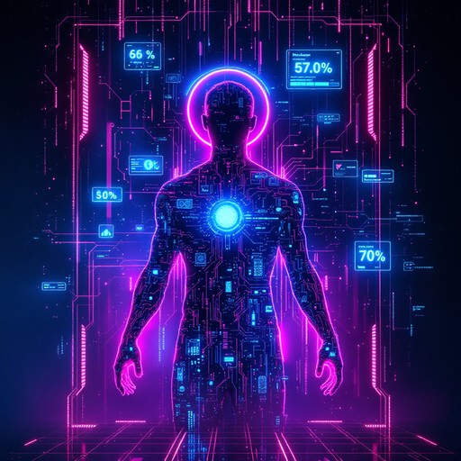 Free Digital Human Transformation Image - Cyberpunk, Transformation ...