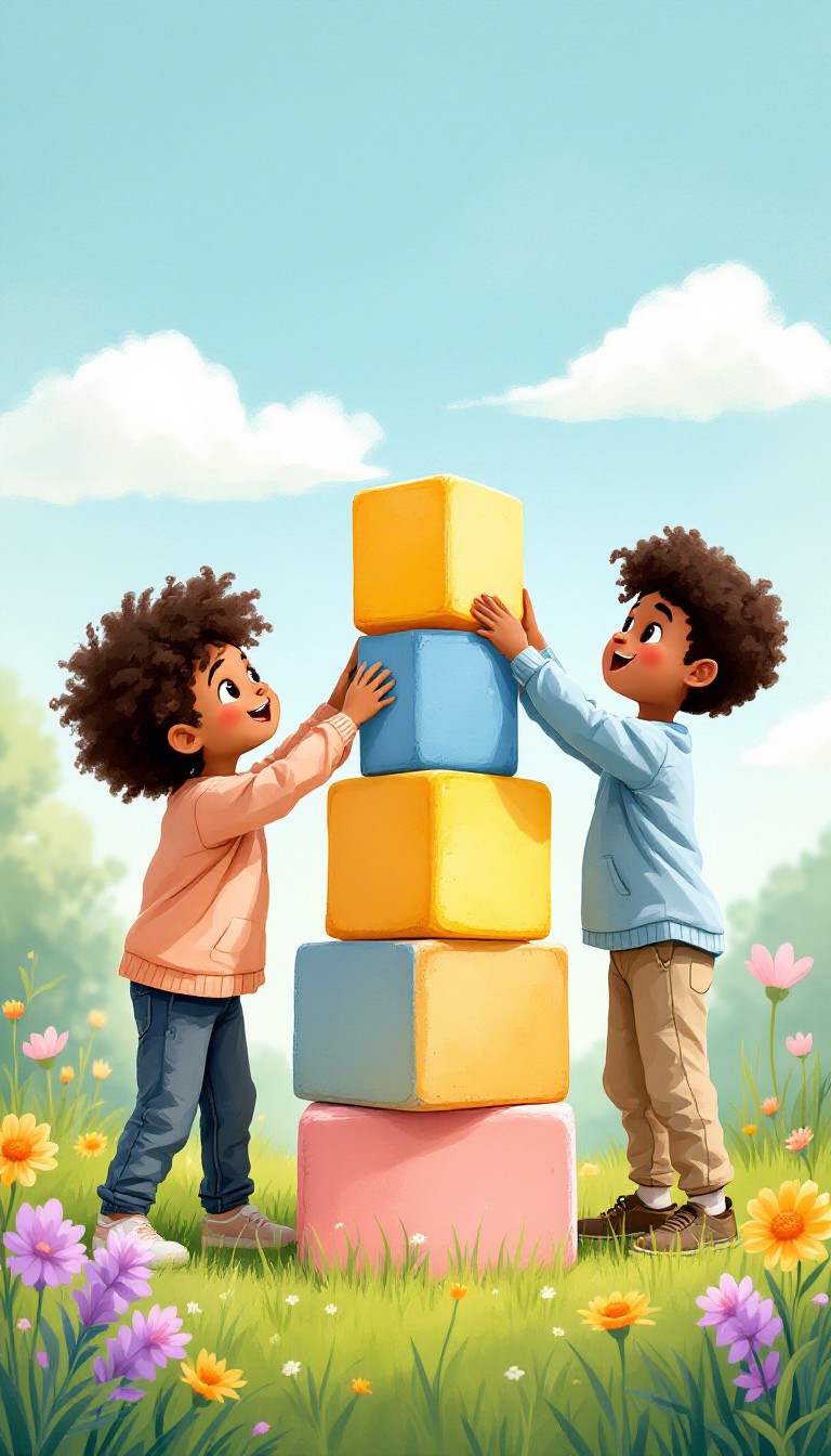 Free Building Together Joyfully Image - Children, Teamwork, Cooperation ...