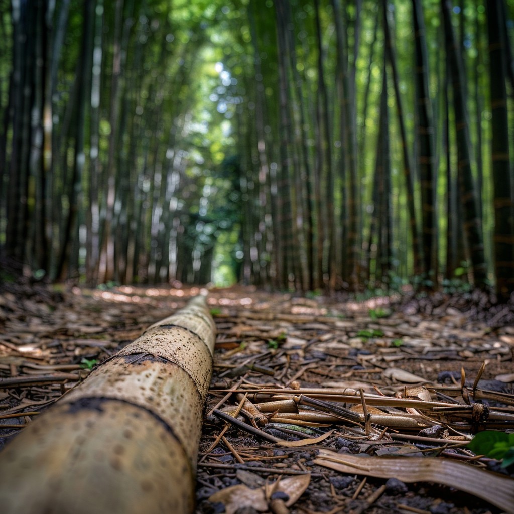 Bamboo Log In Free Bamboo Forest Path Photo - Bamboo, Forest, Path | Download at ...