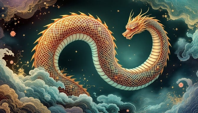 Free Celestial Serpent Coils Image - Dragon, Serpent, Mythology ...