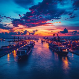 Free Sunset Harbor View Image - Sunset, Harbor, Docks | Download at ...