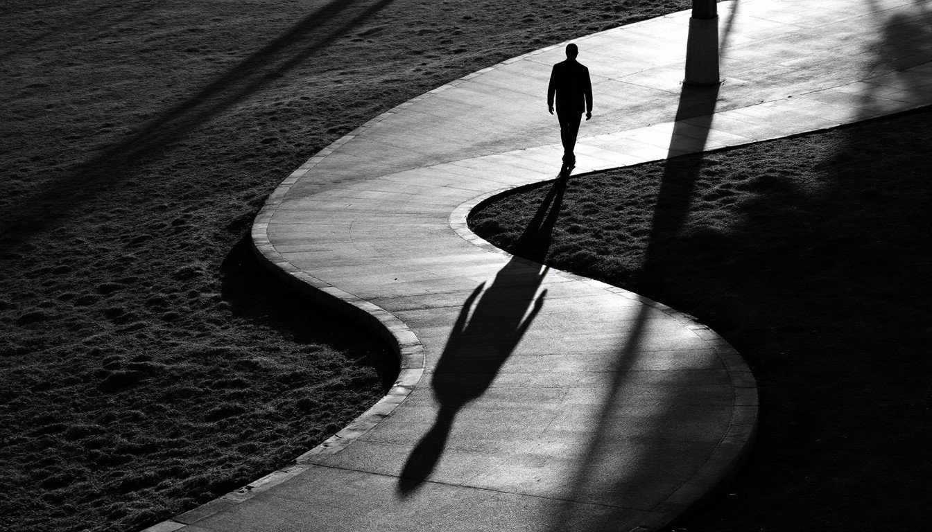 Through Shadow Free Journey Through Shadows Photo - Solitary, Walking, Journey ...
