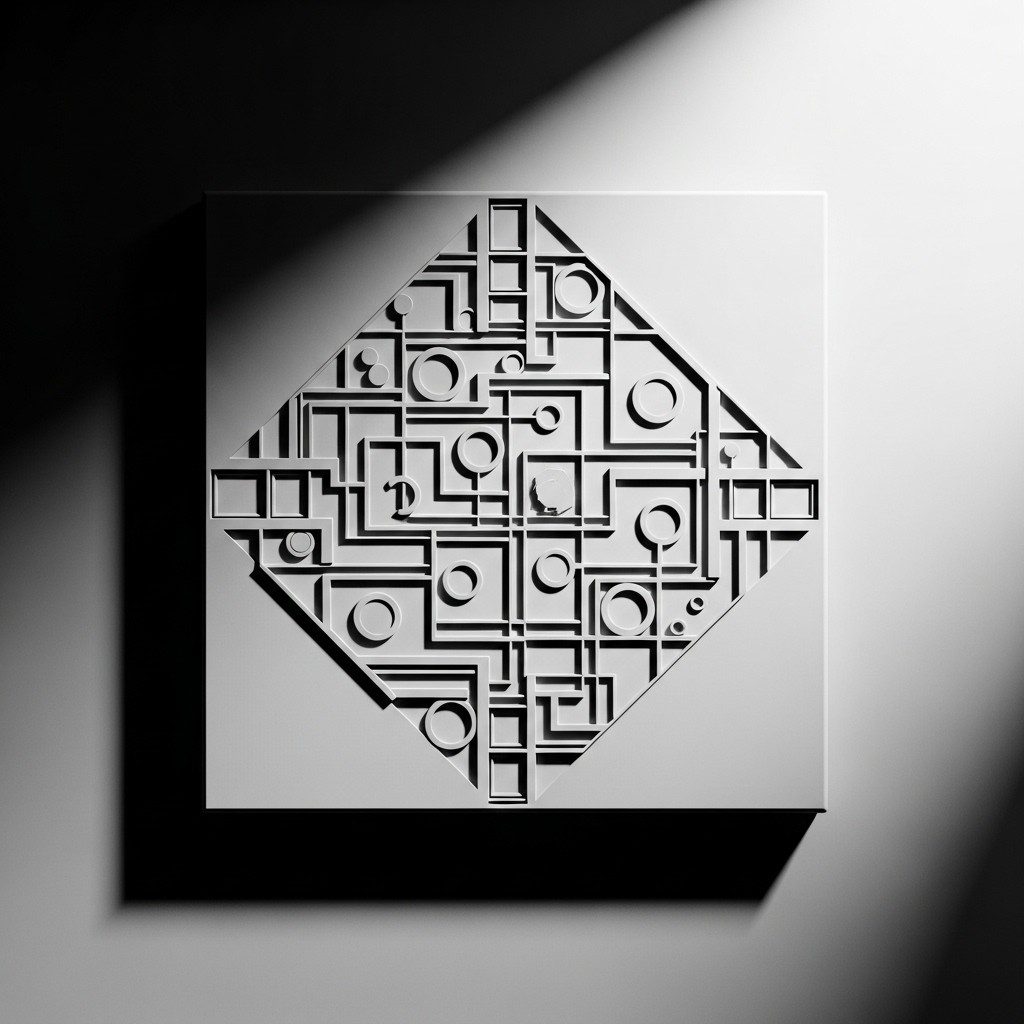 Free Dimensional Shadow Play Photo - Geometric, Embossed, Minimal ...