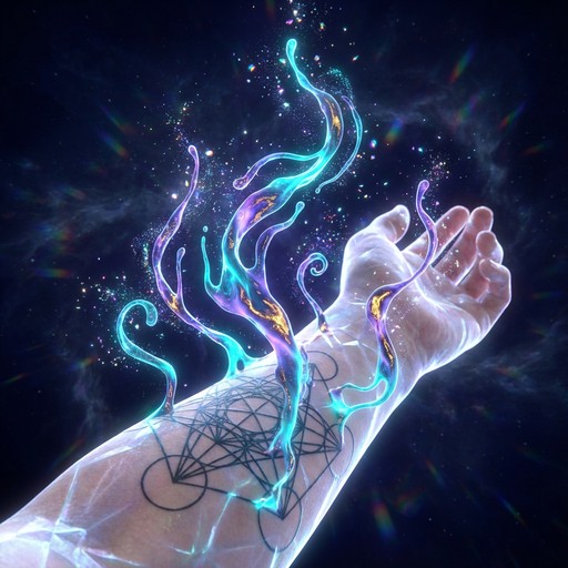 Free Cosmic Ink Transformation Image - Bioluminescent, Tattoo, Cosmic ...