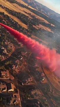 Free Aerial firefighting effort Image - Firefighting, Airplane ...