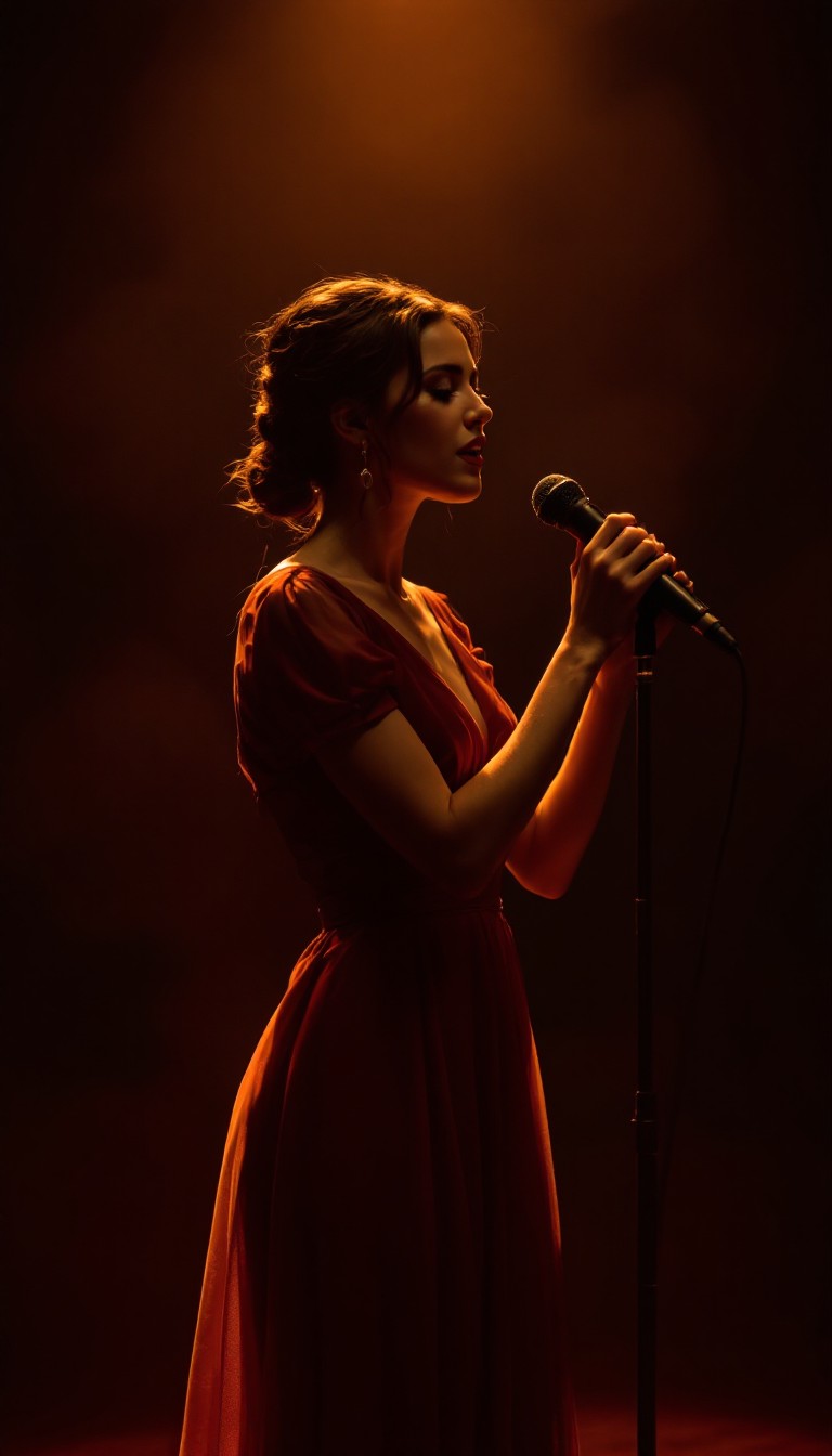 Free Spotlight Vintage Singer Image - Singer, Vocalist, Performer ...