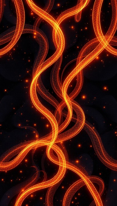 Free Fiery Flowing Ribbons Image - Abstract, Pattern, Serpentine ...