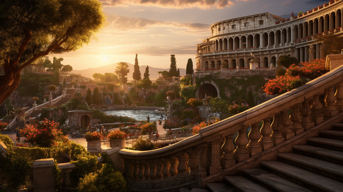 Free Sunset Ancient Ruins Image - Sunset, Ruins, History | Download at ...