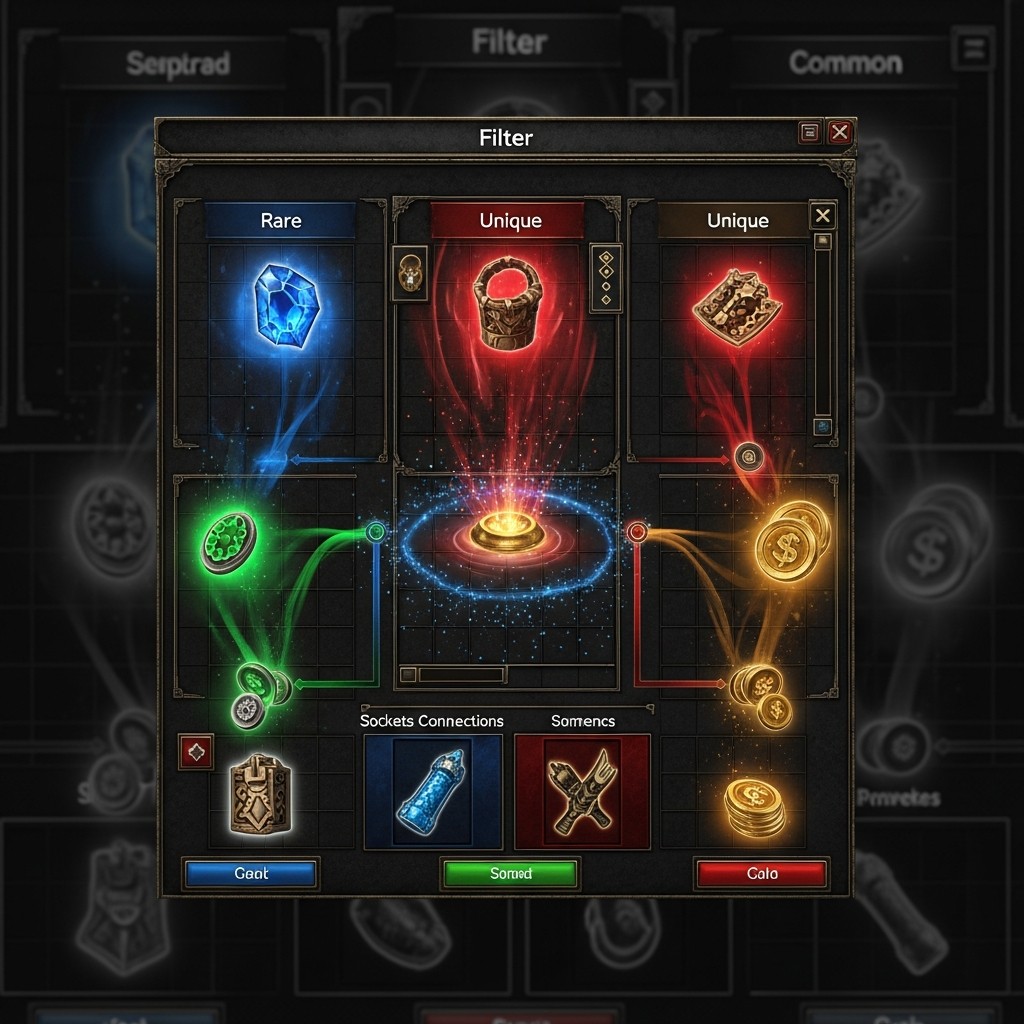 Treasure Ui Panel Free Digital Treasure Grid Image - Inventory, Gaming, Interface ...