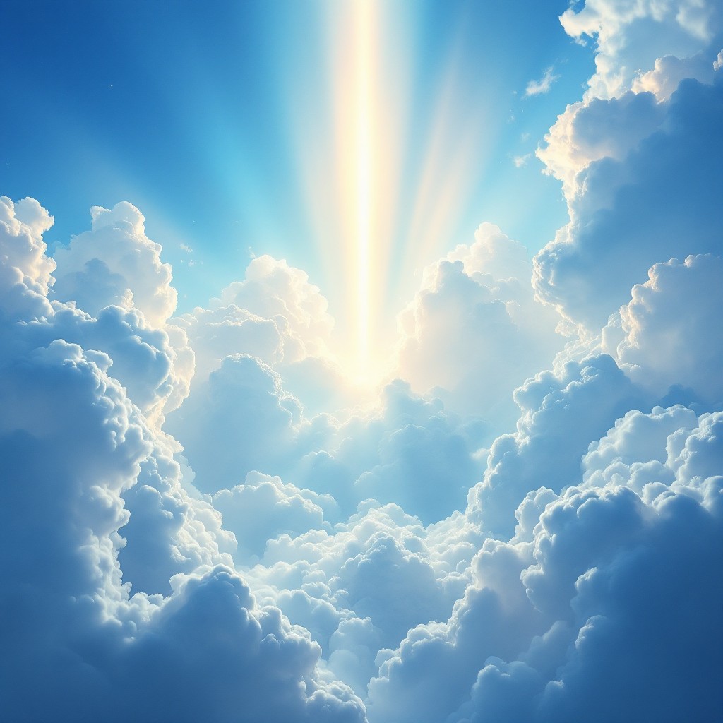 Free Divine Light Breaks Image - Sunbeams, Clouds, Sky | Download at ...