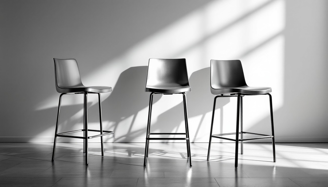 Metal Color Stool Free Metallic Stools Dance Image - Minimal, Industrial, Geometric ...