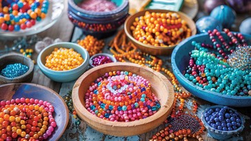 Free Colorful Bead Array Image - Beads, Colorful, Jewelry | Download at ...
