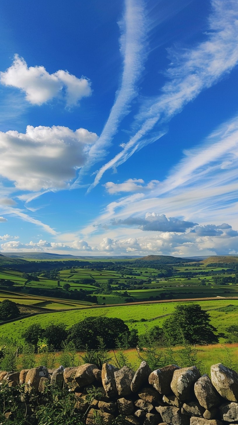 Free Idyllic Country View Image - Landscape, Clouds, Sky | Download at ...