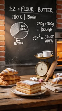 Free Math Meets Baking Image - Croissants, Pastries, Baking | Download ...
