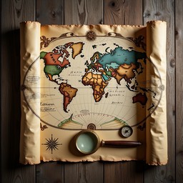 World Map All Inscriptions Free Ancient World Revealed Image - Map, Antique, Cartography ...