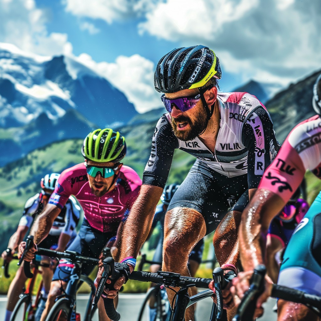 Free Cyclists Powering Through Image - Cycling, Competition, Mountains ...