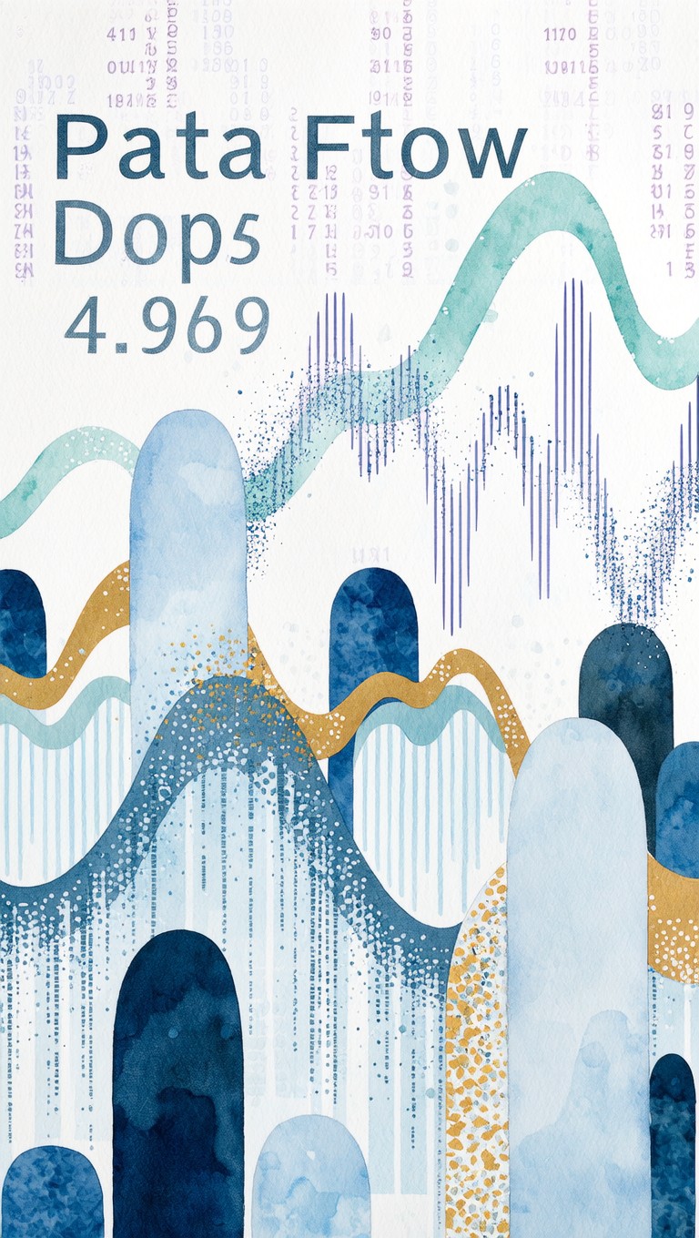 Free Data Flow Visualization Image - Watercolor, Data, Financial ...