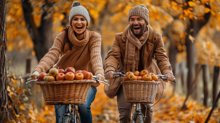 Free Joyful Autumn Ride Image - Autumn, Bicycles, Joy | Download at ...