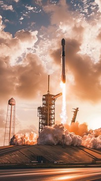 Free Rocket Launch Sunset Image - Rocket, Sunset, Reflection | Download ...