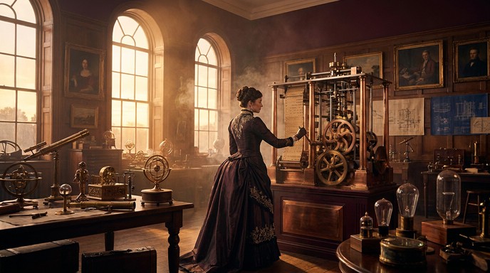 Victorian Inventio3 Free Victorian Inventor's Workshop Image - Victorian, Woman, Inventor ...