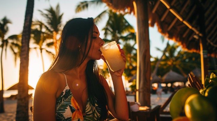 Free Tropical Evening Sip Image | Download at StockCake