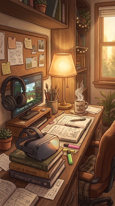 Free Cozy Study Sanctuary Image - Study, Desk, Cozy | Download at StockCake