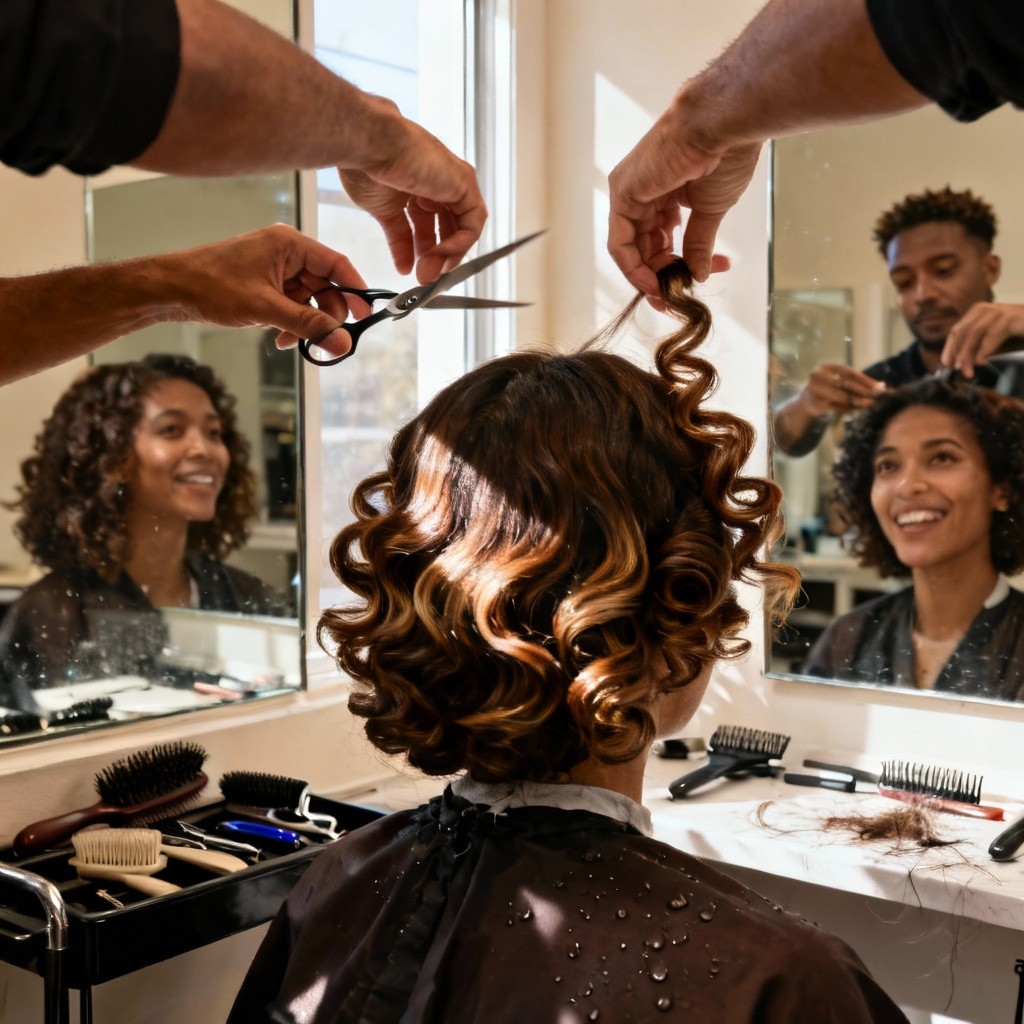 Styling Process Free Styling Hair Artistry Photo - Salon, Hairstylist, Barbershop ...