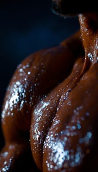 Shimmer Muscle Free Gleaming Muscular Form Image - Muscular, Glistening, Bronze ...