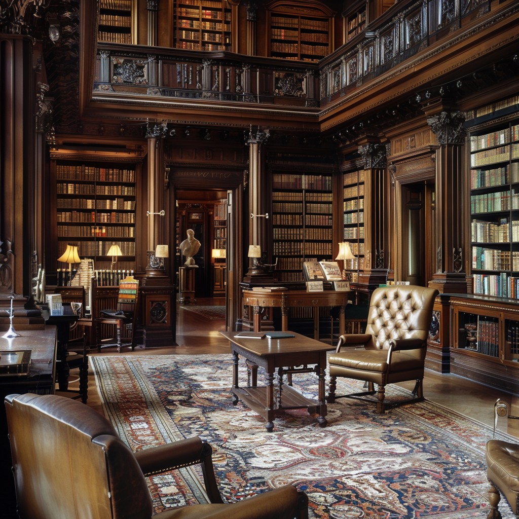 Free Elegant Library Room Image - Library, Books, Elegance | Download ...