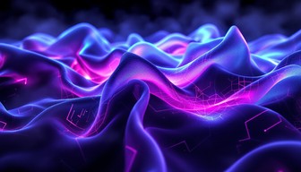 Free Neon Fabric Waves Image - Neon, Cyberpunk, Holographic | Download ...