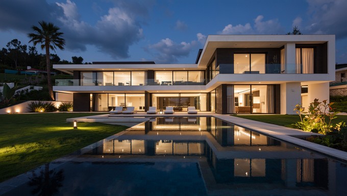 Free Modern Luxury Reflection Image - Mansion, Modern, Architecture ...