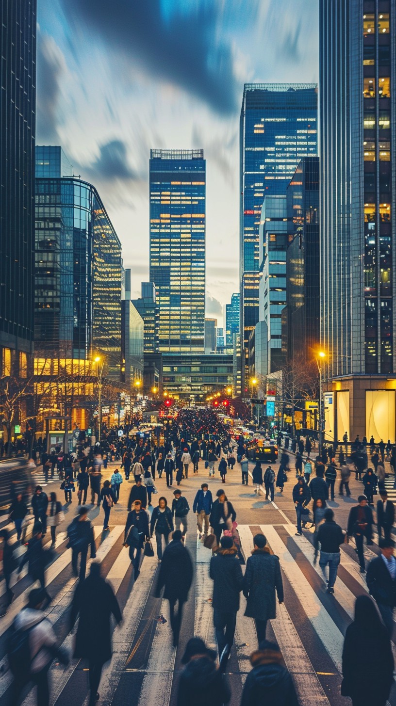 Free Busy City Life Image - City, Urban, Skyscrapers | Download at ...