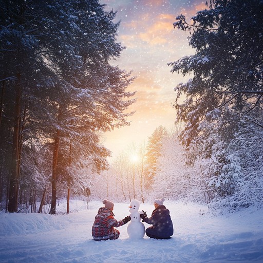 Free Snowy winter fun Image - Winter, Children, Snowman | Download at ...