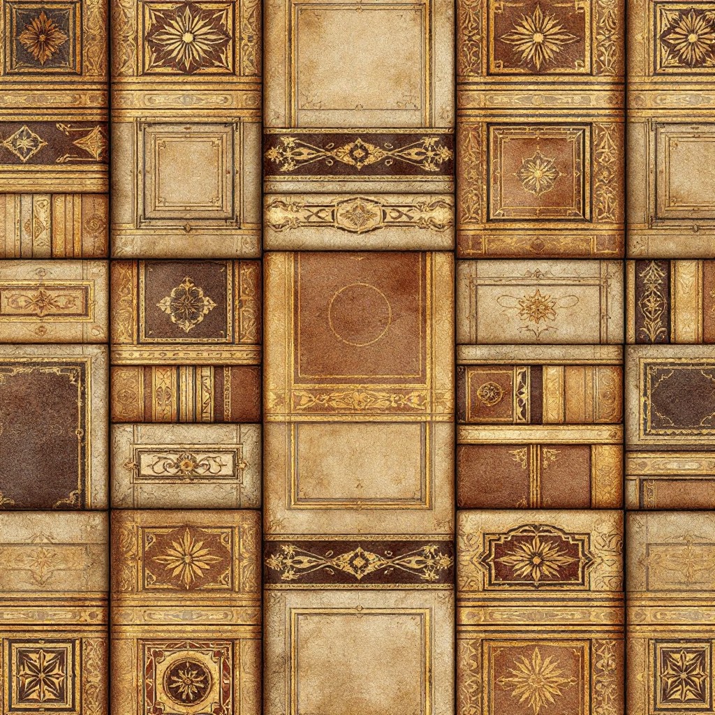 Free Vintage Library Pattern Image - Vintage, Leather, Books | Download ...