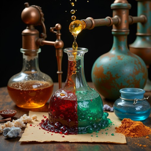 Free Alchemical Droplets Merging Image | Download at StockCake