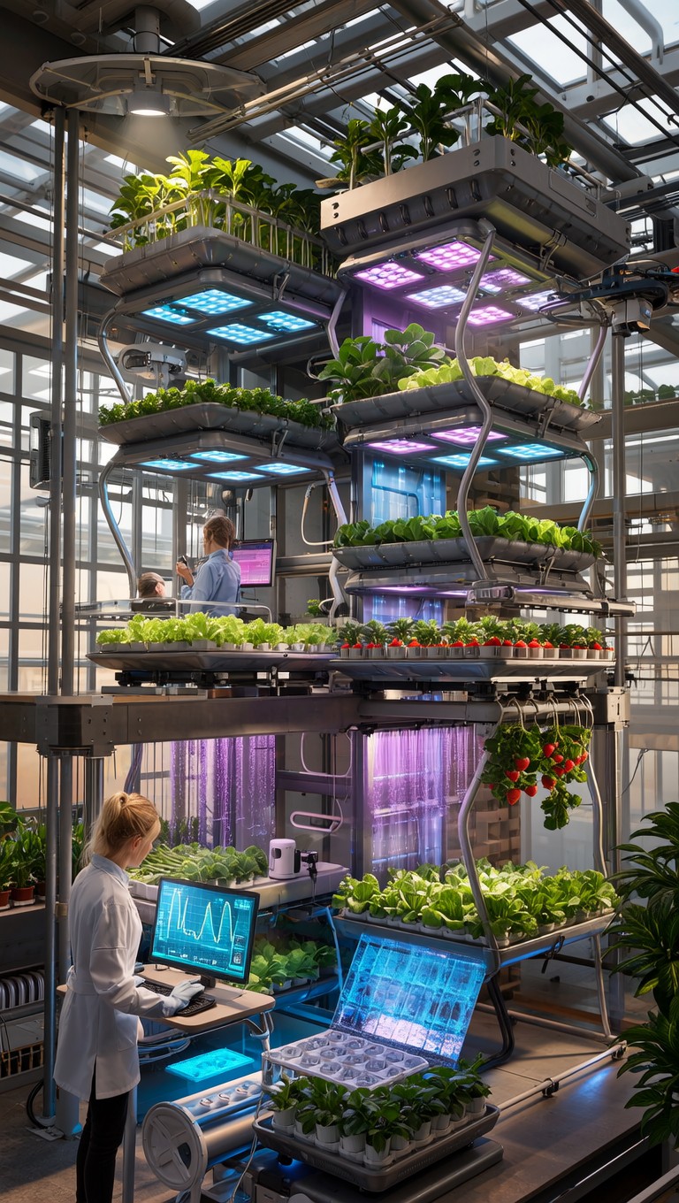 Free Futuristic Vertical Farm Image - Vertical, Farm, Hydroponic ...