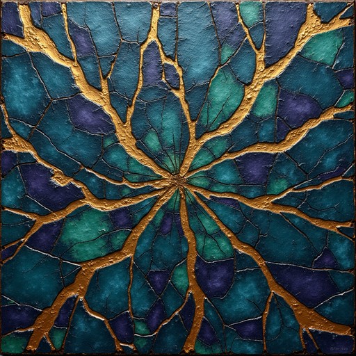Free Radiant Kintsugi Texture Image - Kintsugi, Gold, Blue | Download ...