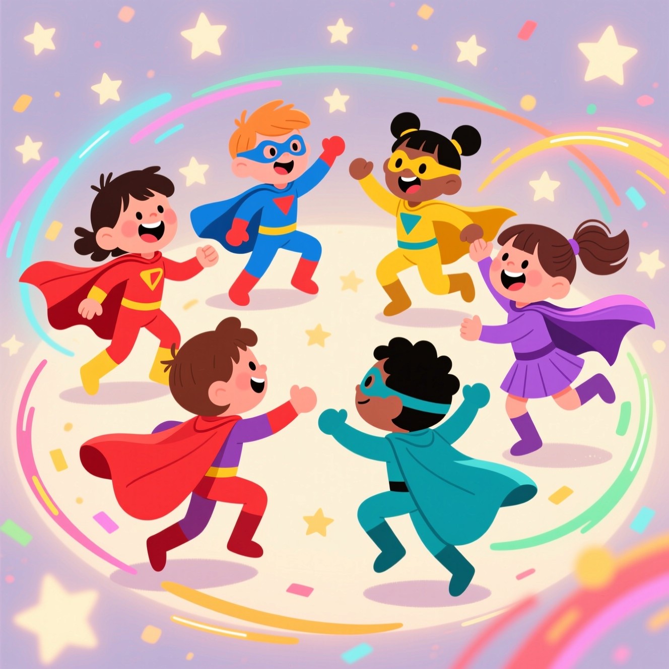 Free Superhero Dance Party Photo - Superheroes, Children, Kids ...